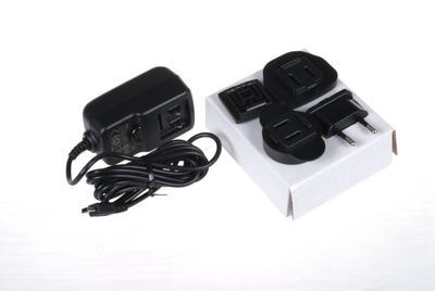 multi plug power USB adaptor (5V/2A) including EU, UK, US plug for GDP-08